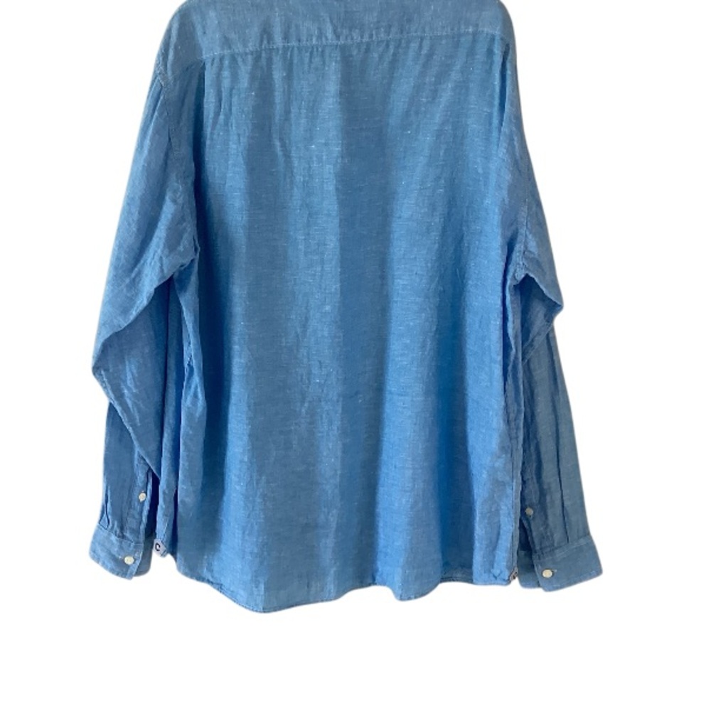 Cremieux Linen Button Down Shirt XXL - Picture 6 of 10